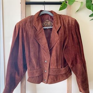 Vintage G-III Leather Coat Size Small